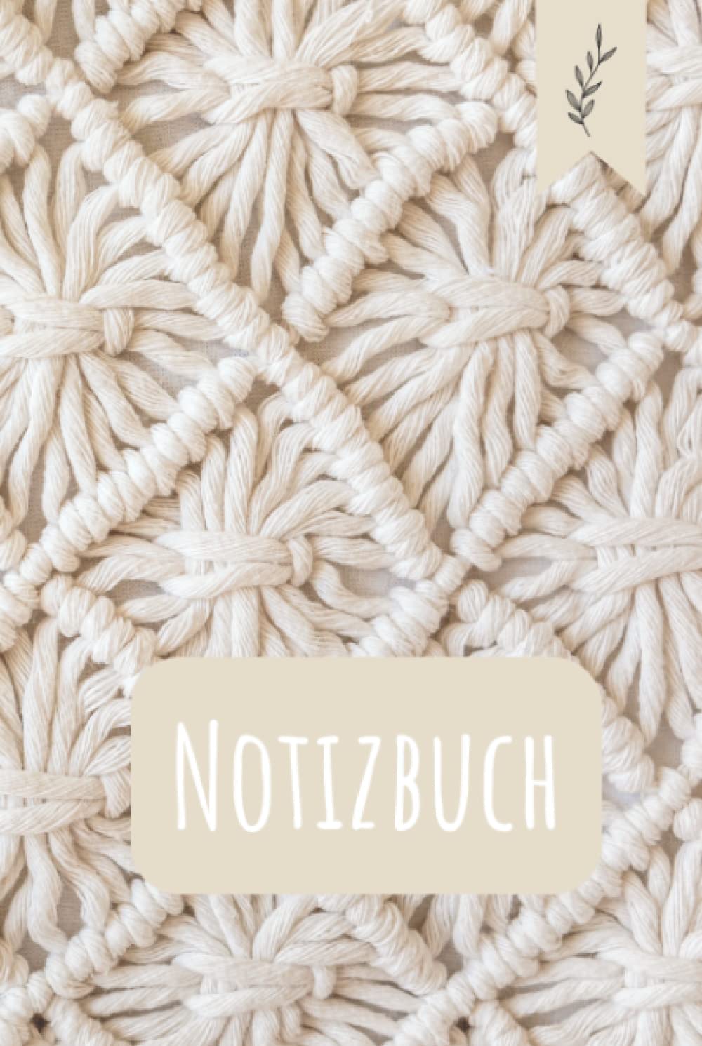 liebevoll gestaltetes Notizbuch | Cover im Makramee-Stil | 120 linierte Seiten mit Makrameemotiv im Hintergrund | tolles Geschenk für Freunde und Familie (German Edition) baixar livro de graça