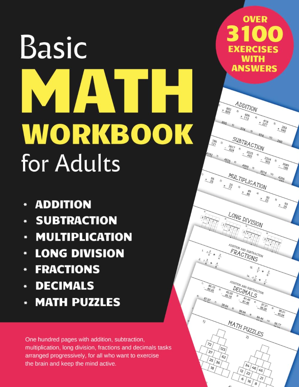 capítulo por capítulo baixar Basic Math Workbook for Adults: Activity book with over 3100 tasks of addition, subtraction, multiplication, long division, fractions and decimals to... basic skills and keep the mind active.