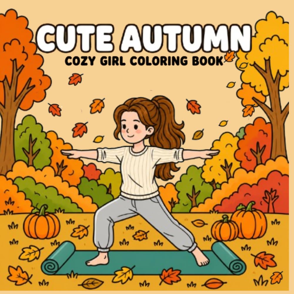ler totalmente Cute Autumn: A Cozy Girl Bold and Easy Coloring Book for Kids, Teens and Adults: Cozy Fall Coloring Pages with Pumpkins, Coffee, Sweaters, Books,... and Relaxing Seasonal Scenes (Easy Peasy)