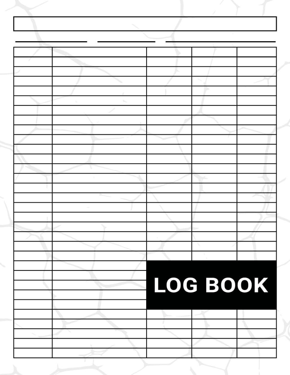 Log Book: Large Multipurpose with 5 Columns to Track Income and Expenses, Mileage, Daily Activity, Inventory, Time, Ledger, Donations, Vehicle Maintenance, Visitors, or Orders. baixar livro de graça