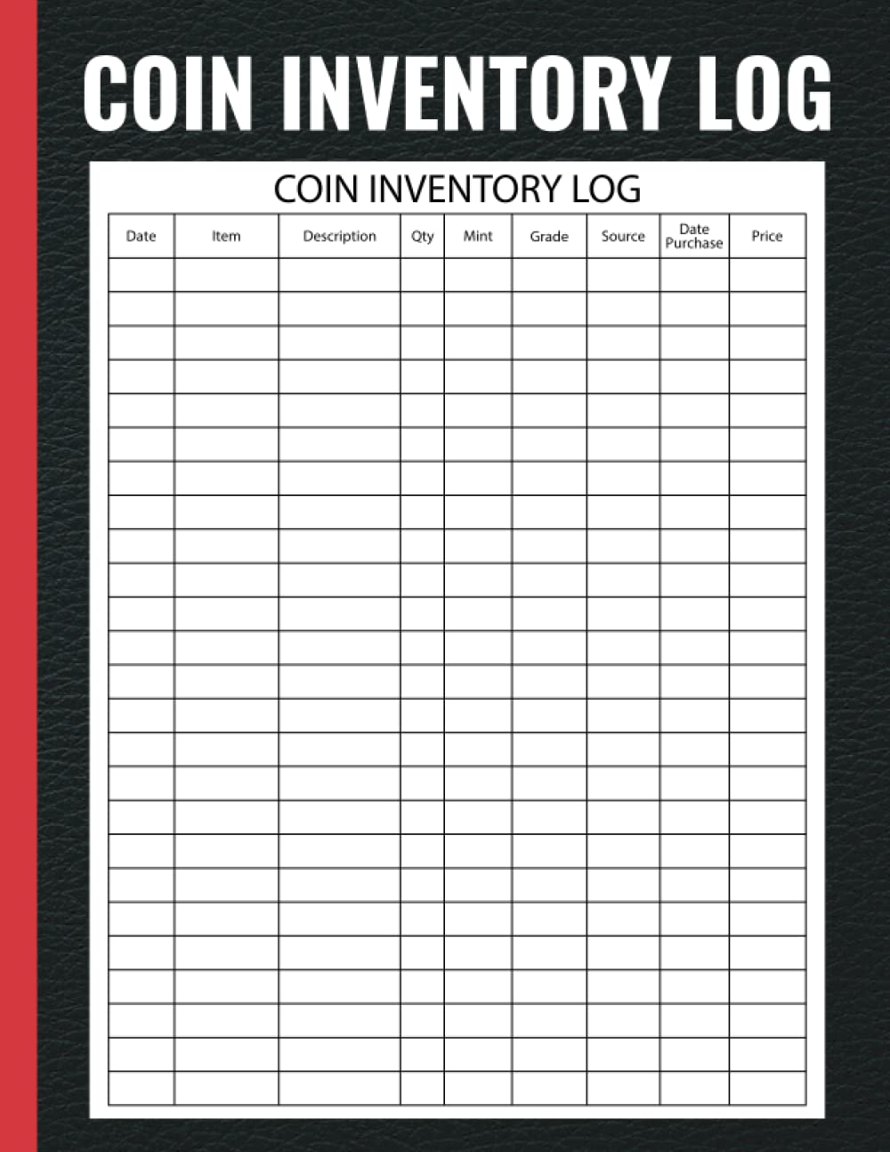 Coin Inventory Log: Collectors Coin Log Book for Cataloging Collections - Collection Notebook for Coins baixar livro de graça