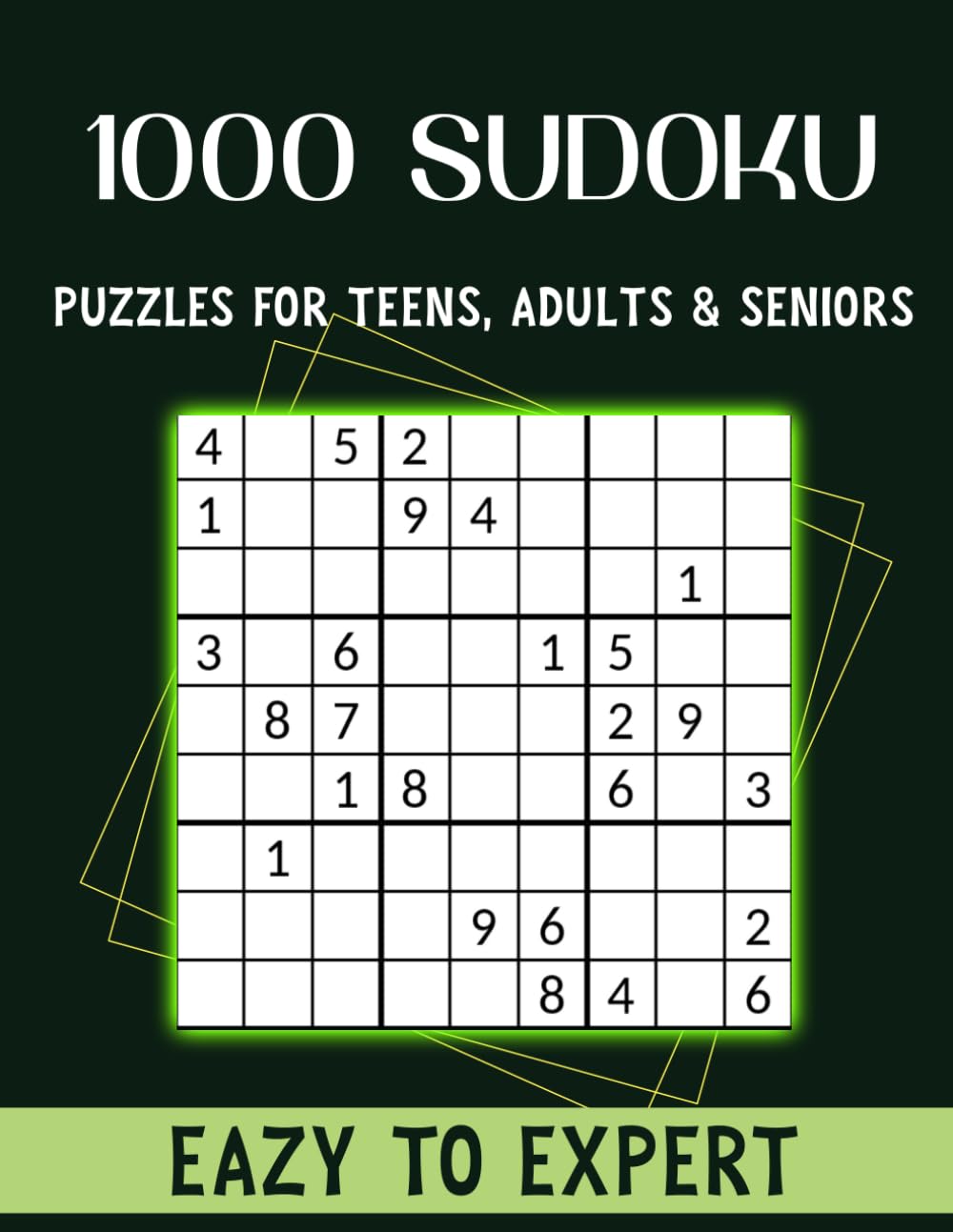 ler totalmente 1000 Sudoku Puzzles: The Brain Game for Teens, Adults and Seniors- Easy to Expert Levels include Solutions