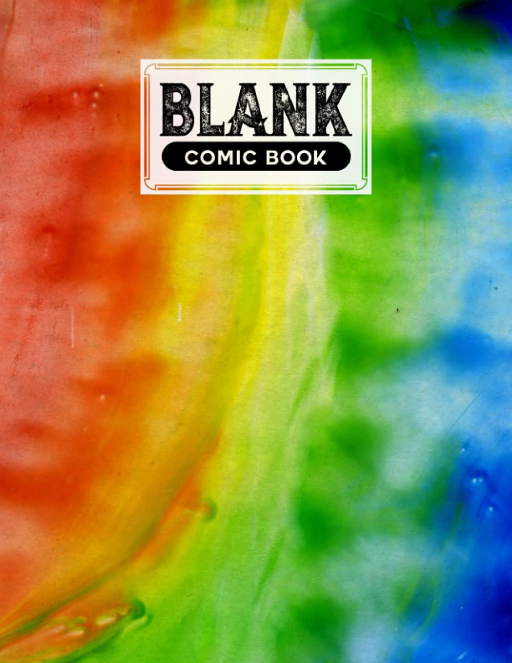 Blank Comic Book: Rainbow Watercolor Cover Blank Comic Book, Create Your Own Story, Journal, Notebook, Sketchbook for Kids and Adults, 120 Pages - Size 8.5" x 11" Notebook by Simon Bohme baixar livro de graça
