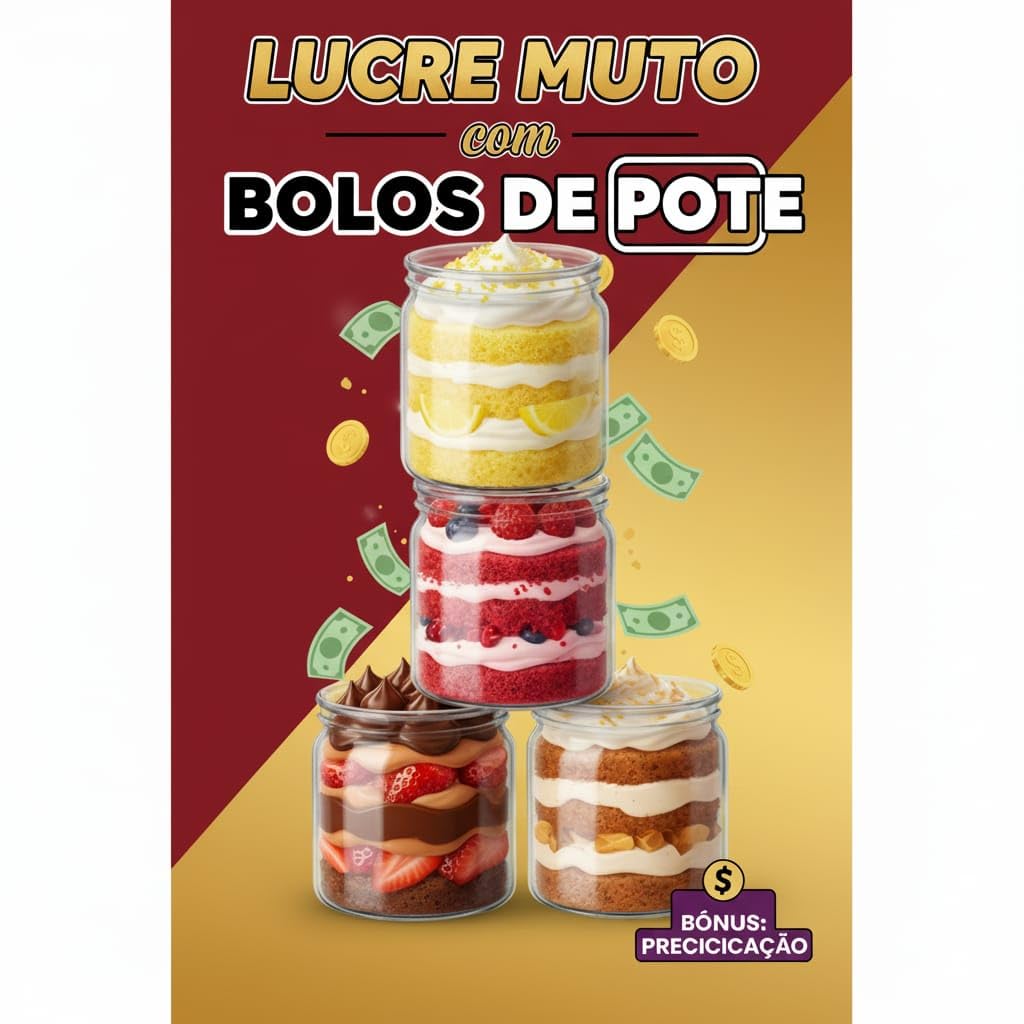 Lucre MUITO com Bolos de Pote: Bônus de Precificação baixar o livro de graça