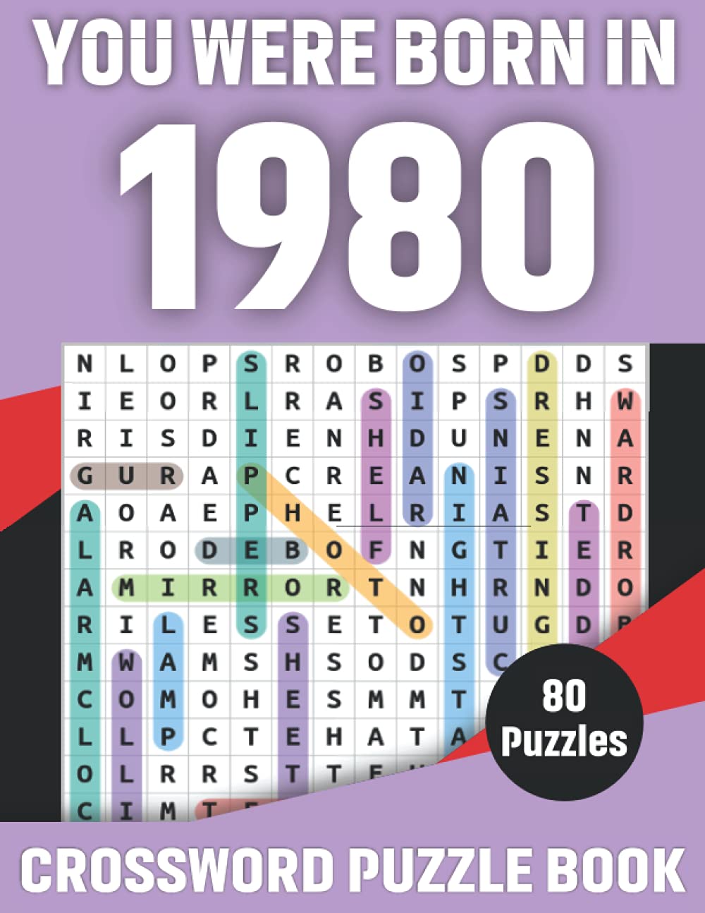 You Were Born in 1980: Crossword Puzzle Book: Crossword Games for Puzzle Fans & Exciting Crossword Puzzle Book for Adults With Solutions baixar livro de graça