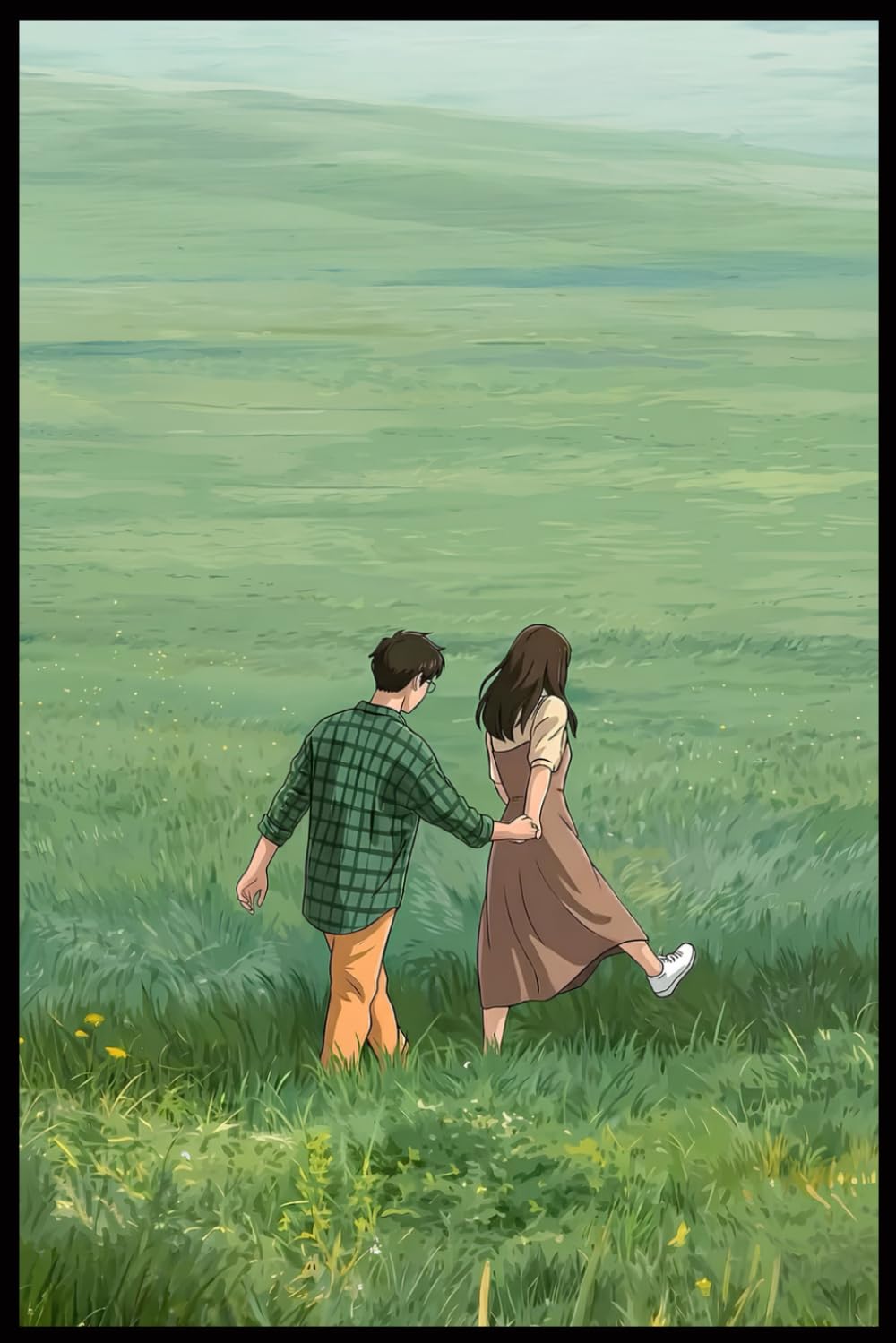 capítulo por capítulo baixar Meadow Whispers: 100 Unruled Pages, 6 x 9 Inch, Romantic Countryside Artwork