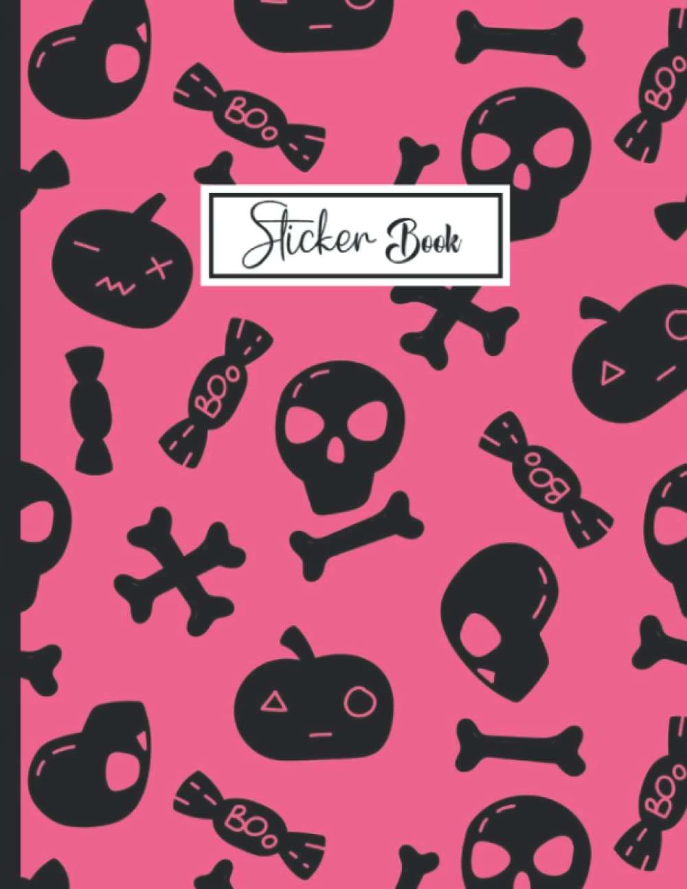 Sticker Book: Cute Skulls Design Blank Sticker Album Journal pages for Kids Sticker Collection Book. baixar o livro de graça