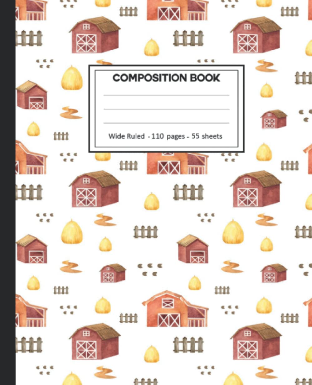 Composition Notebook: Wide Ruled: 110+ Lined Pages Writing Journal: Stable horse Theme baixar livro de graça