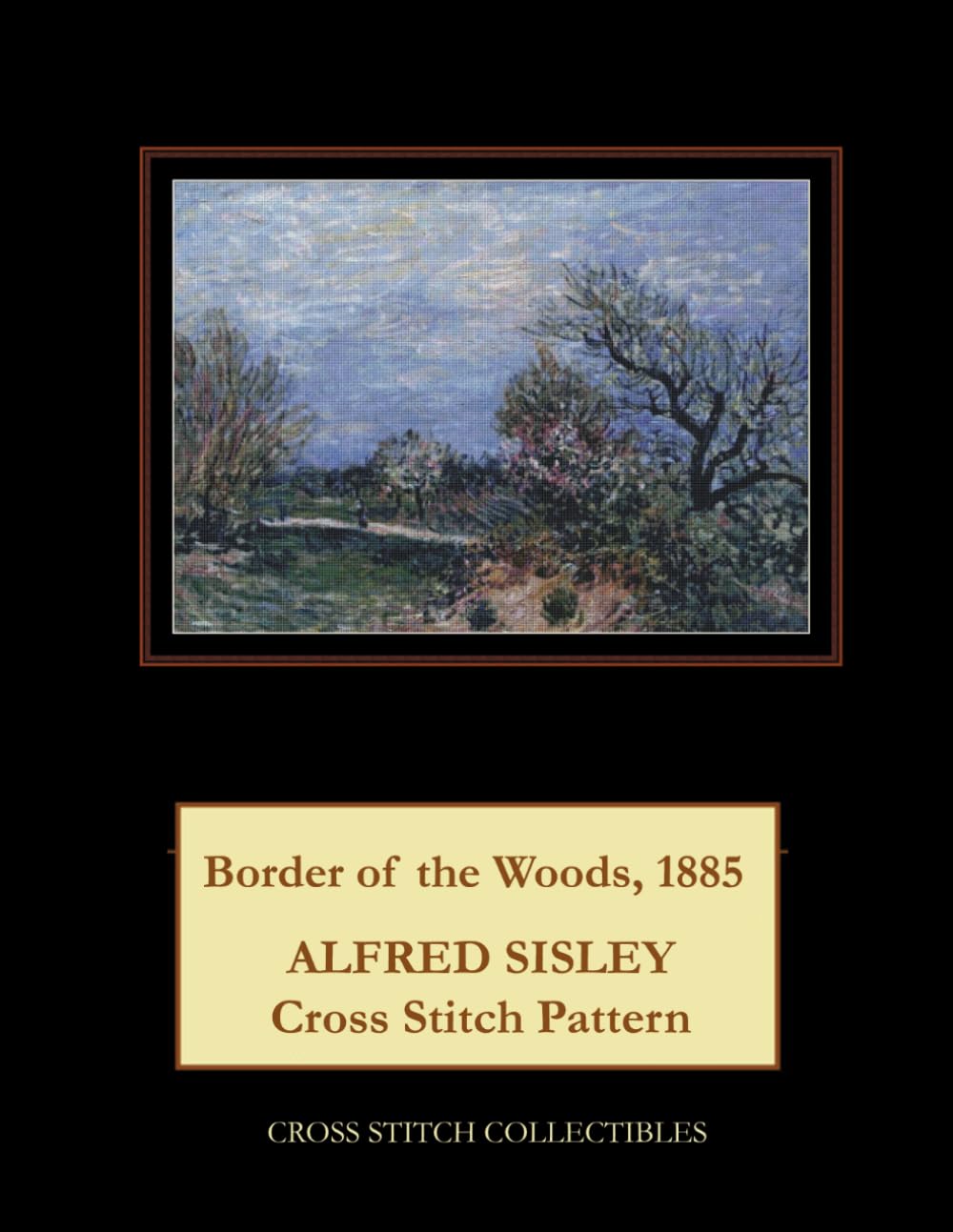 Border of the Woods, 1885: Alfred Sisley Cross Stitch Pattern baixar o livro de graça