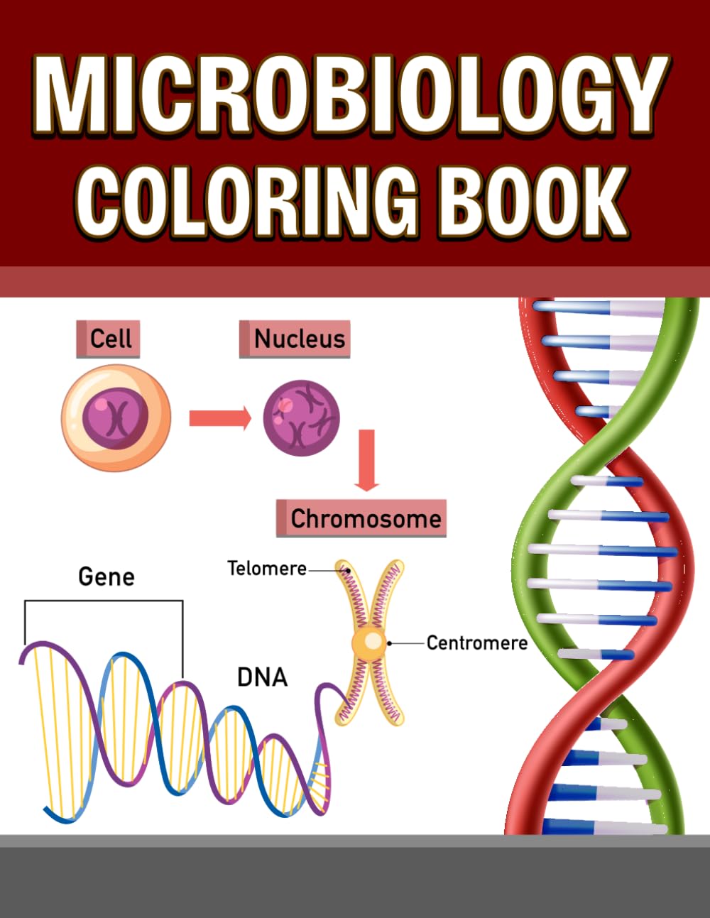 Microbiology Coloring Book: Microbiology coloring book featuring cell anatomy microbial structures pathogen system diagrams for study and learning baixar o livro de graça