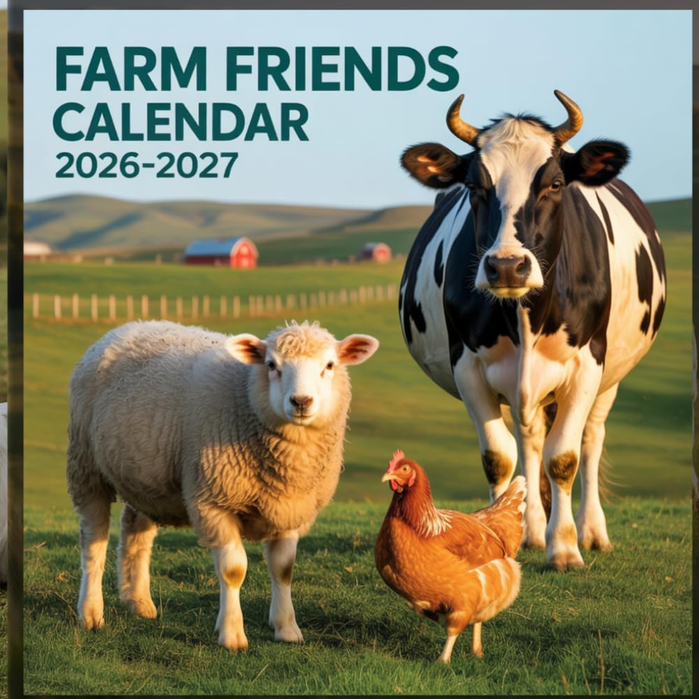 capítulo por capítulo baixar Farm Friends calendar 2026 2027: A Heartwarming Photographic Celebration of Friendly Farm Animals, Joyful Countryside Companions, and the Simple Happiness of Life on the Farm