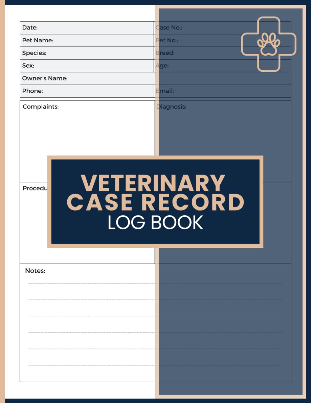 capítulo por capítulo baixar Veterinary Case Record Log Book: Document Patient History, Examinations, Diagnoses, Treatments and Clinical Notes for Veterinarians and Veterinary Professionals