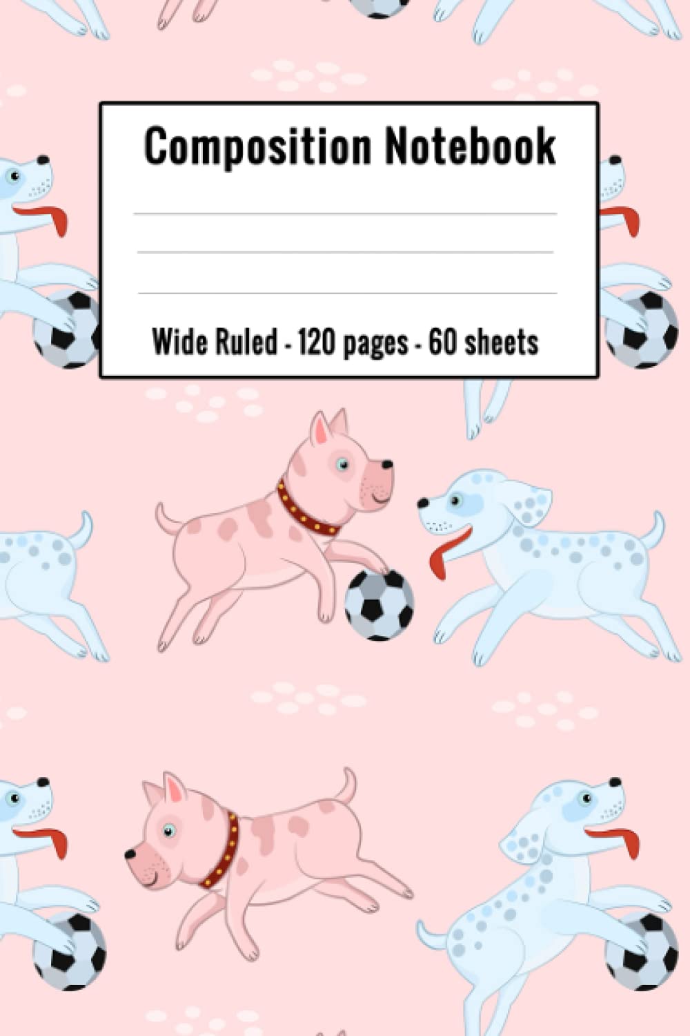 dog composition notebook: dog notebook composition wide ruled cute journal with lines for kids | (composition notebook, journal) baixar o livro de graça