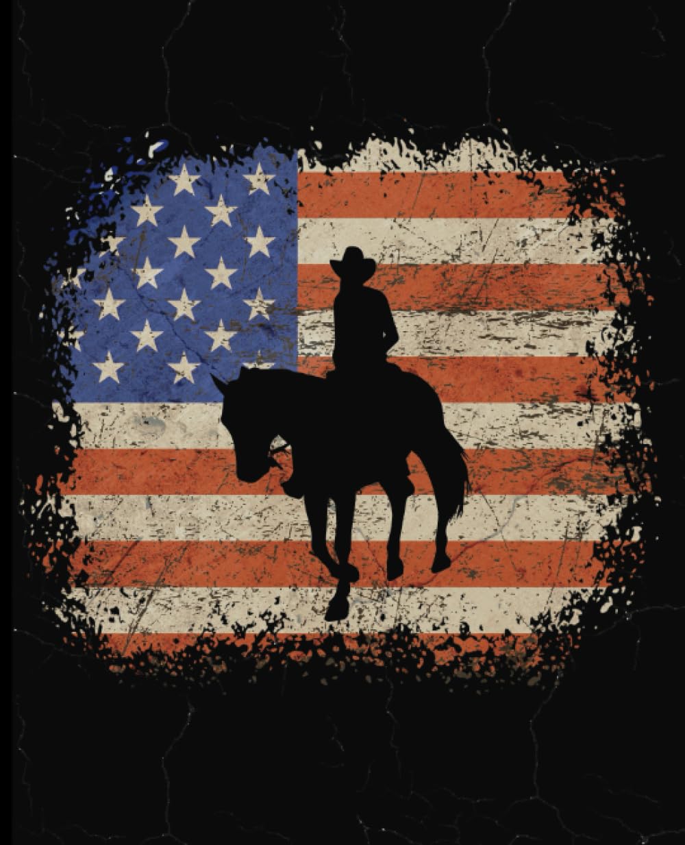 ler totalmente Composition Notebook: Horse | American Flag Notebook | Patriotic Notebook | Wide Ruled Notebook | Composition Notebook Wide Ruled, 7.5 x 9.25, 120 Pages, For Kids, Teens, and Adults