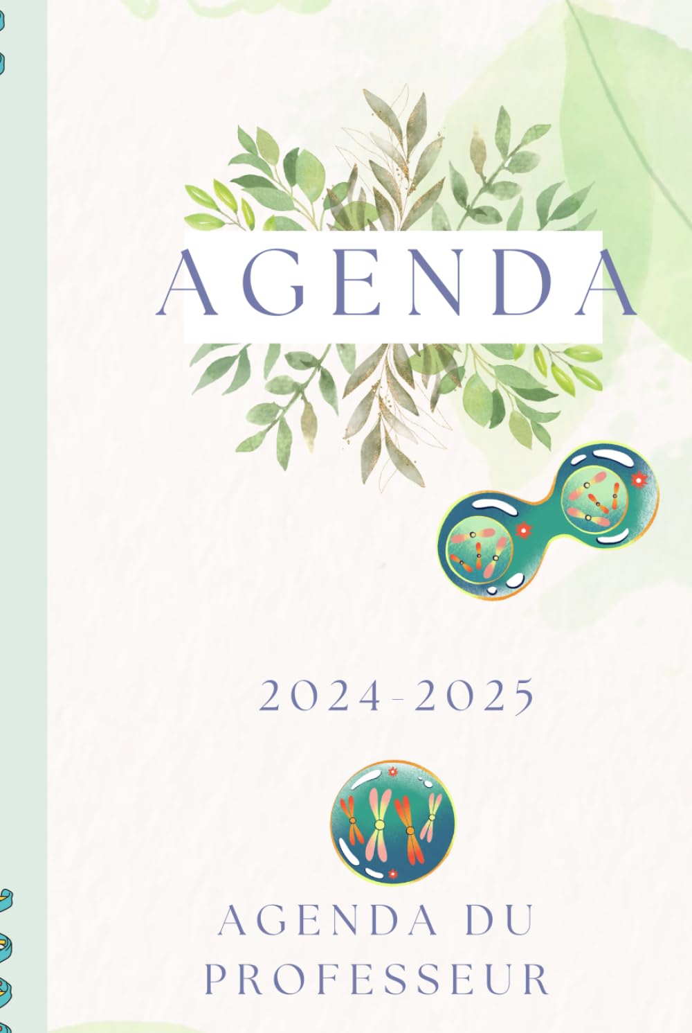ler totalmente Agenda de bord enseignant 2024/2025: Pour professeurs de Biologie | Format Semainier