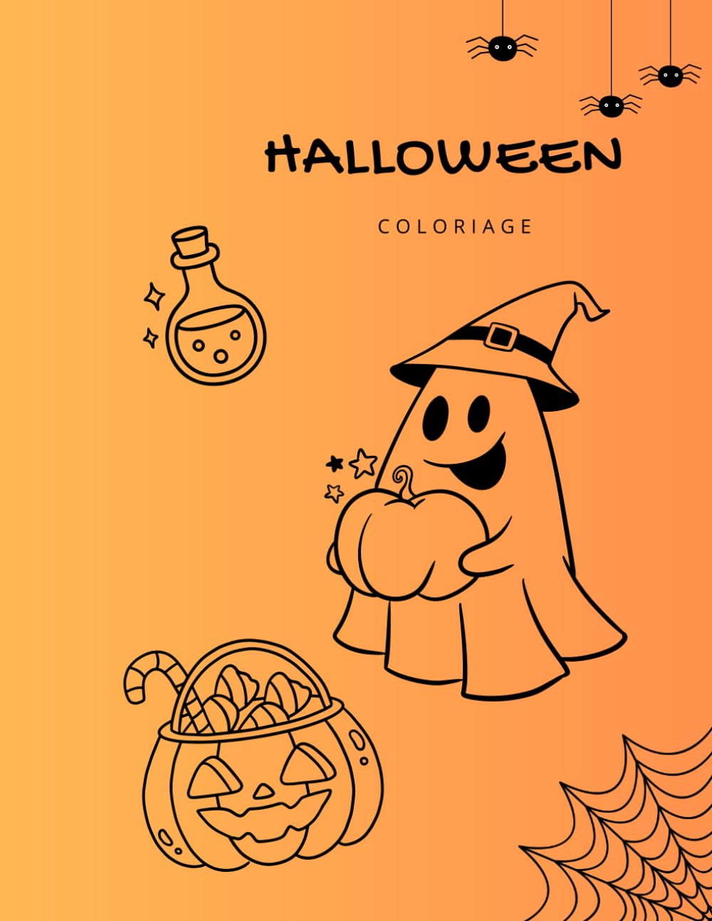 Mon Premier Livre de Coloriage Halloween: 15 coloriages amusants et mignons pour enfants (French Edition) baixar o livro de graça