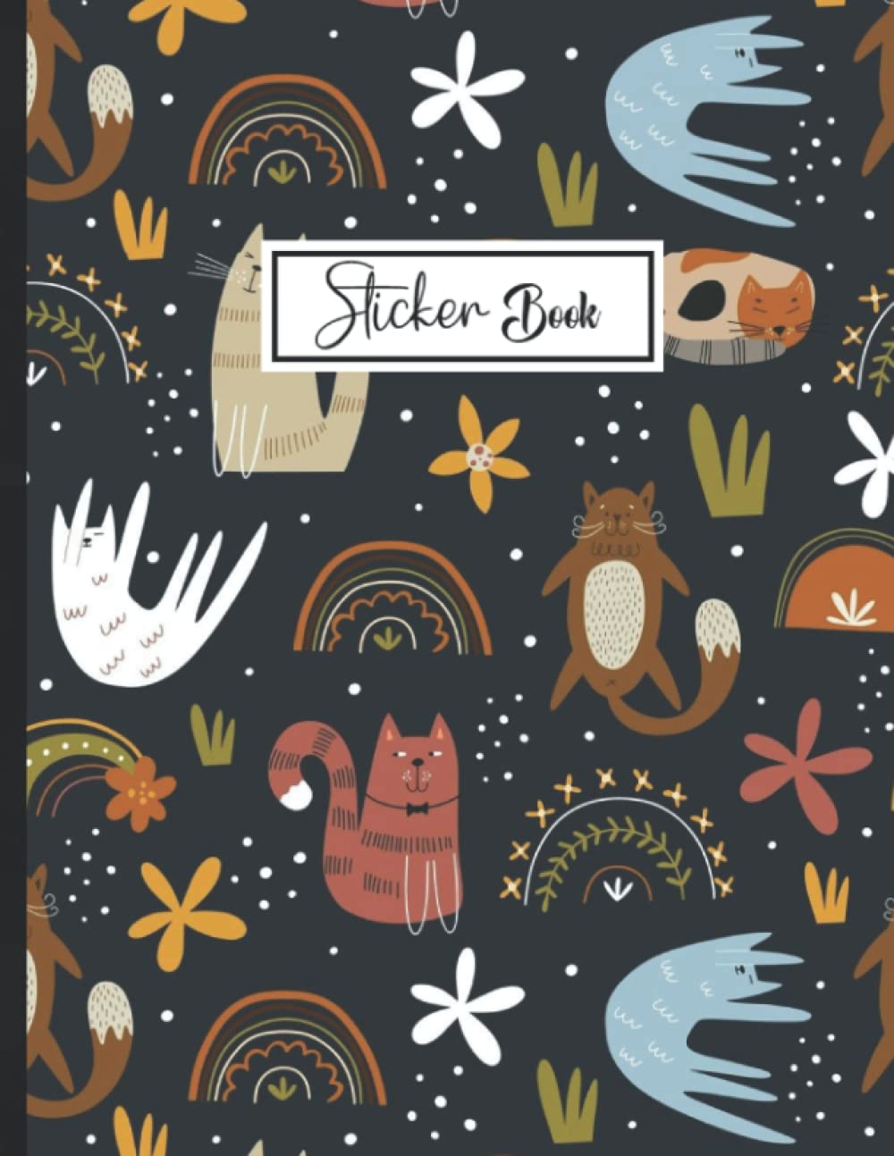 Sticker Book: Cats Theme Sticker Book Collecting Album Blank Notebook. baixar o livro de graça