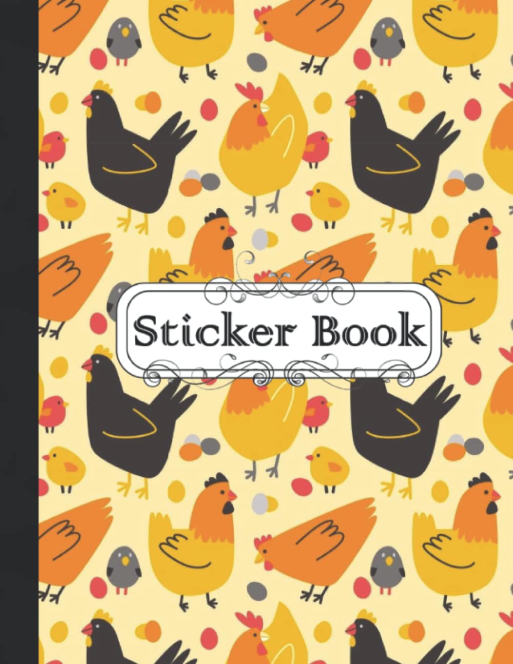 Sticker Book: Blank Sticker Album, Chicken Sticker Collecting Book for Kids, Cute Blank Notebook for Sticker Collection, 8.5x11 baixar livro de graça