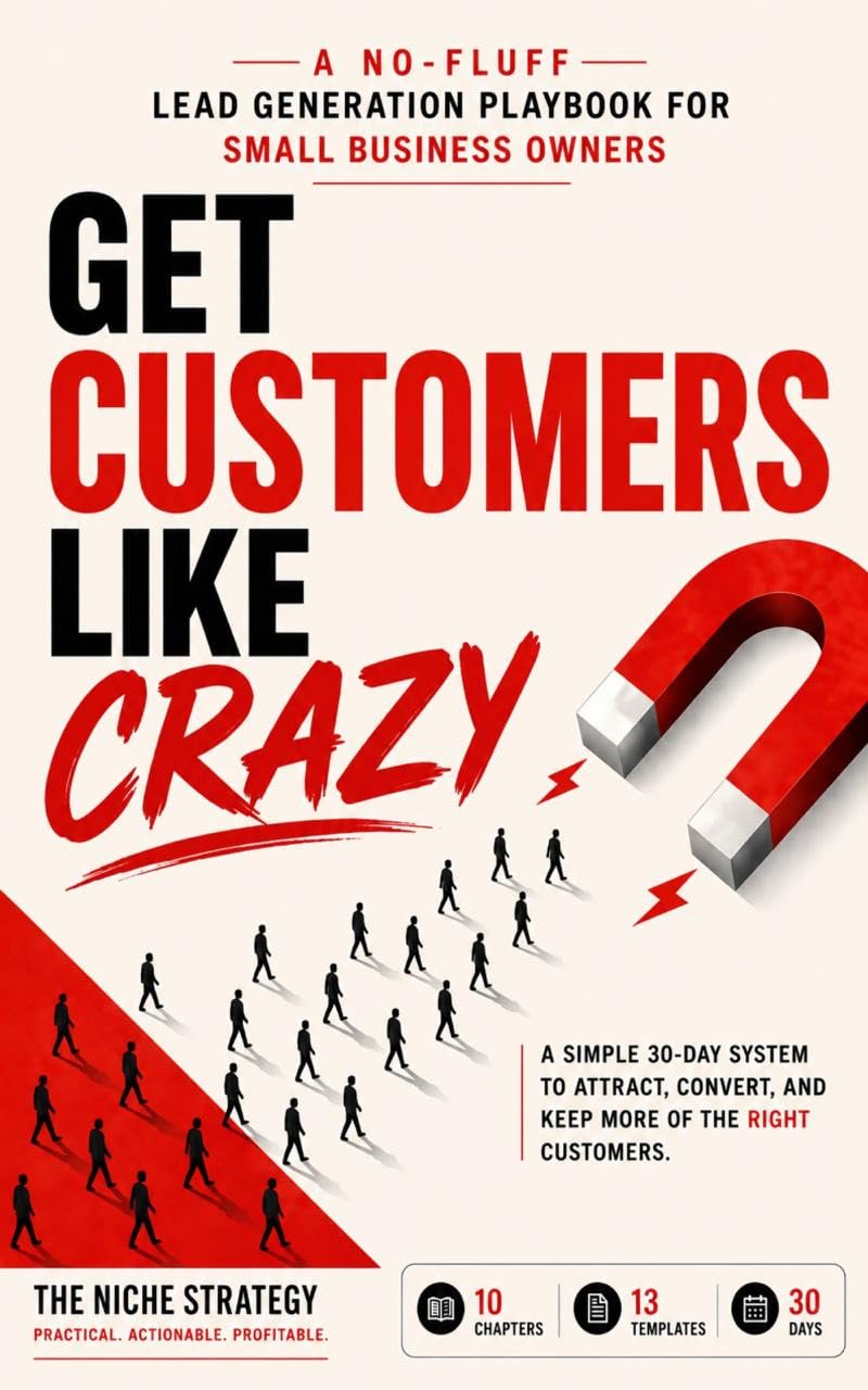 Get Customers Like Crazy: A No-Fluff Lead Generation Playbook for Small Business Owners (English Edition) baixar livro de graça