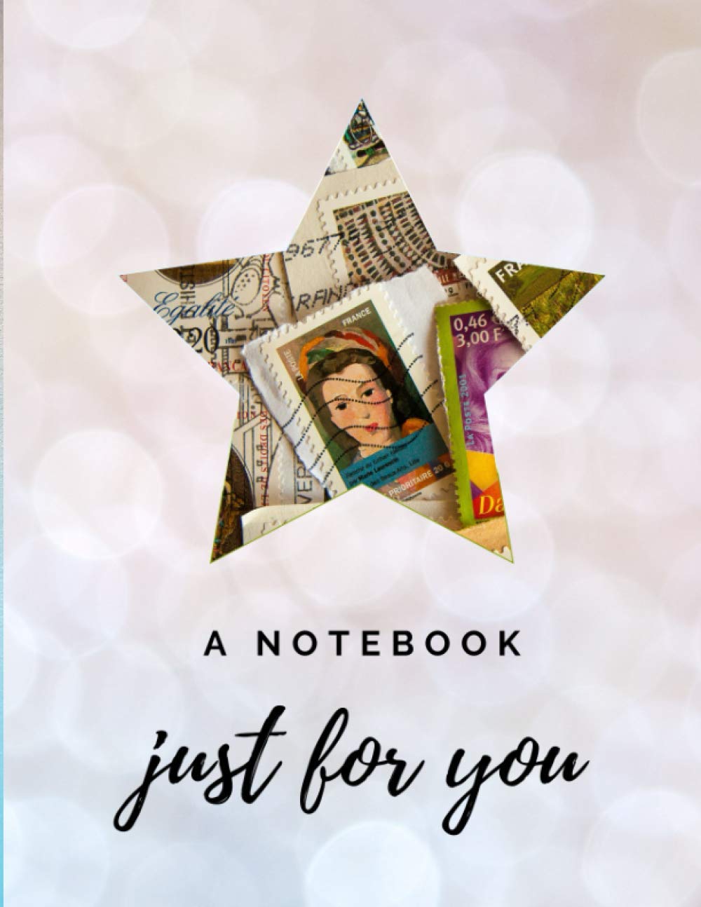 A Notebook Just For You: Notebook Just For You | Postcard Stamps Star cover | Sparkly Bokeh Background | Lined Notebook | Sketchbook | Diary | Journal... Notebook | Journal Gift for Women/Girls baixar livro de graça