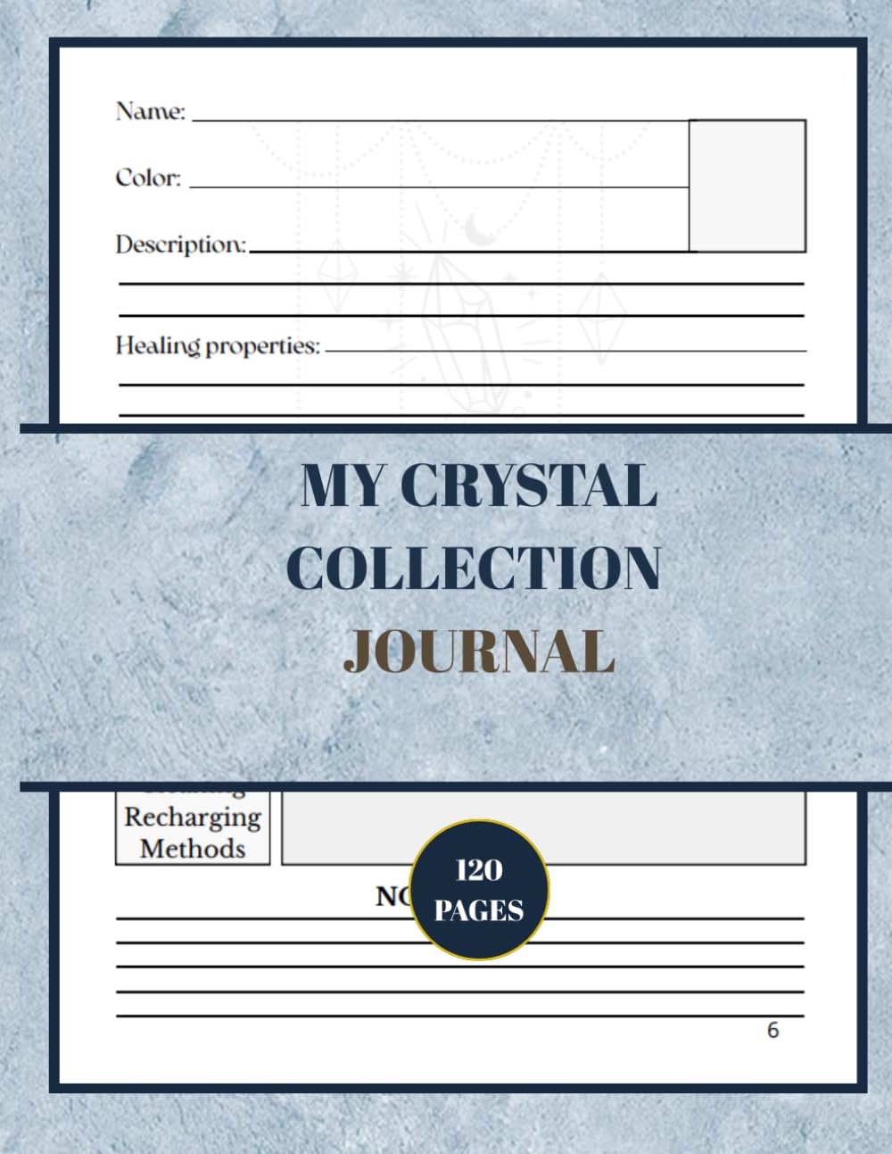 My Crystal Collection journal: Track and identify the Healing Power of Crystals, 120 Pages. baixar o livro de graça