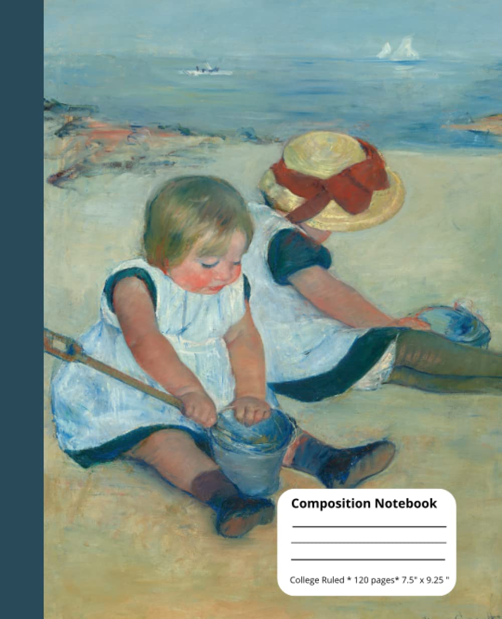 Composition Notebook: Children Playing on the Beach, Vintage 1884, Colleged Ruled Notebook Journal, 7.5 x 9.25 120 pages baixar o livro de graça