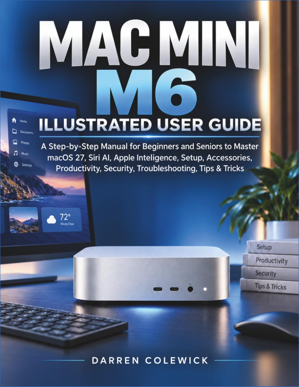 capítulo por capítulo baixar Mac mini M6 Illustrated User Guide: A Step-by-Step Manual for Beginners and Seniors to Master macOS 27, Siri AI, Apple Intelligence, Setup,... Security, Troubleshooting, Tips & Tricks