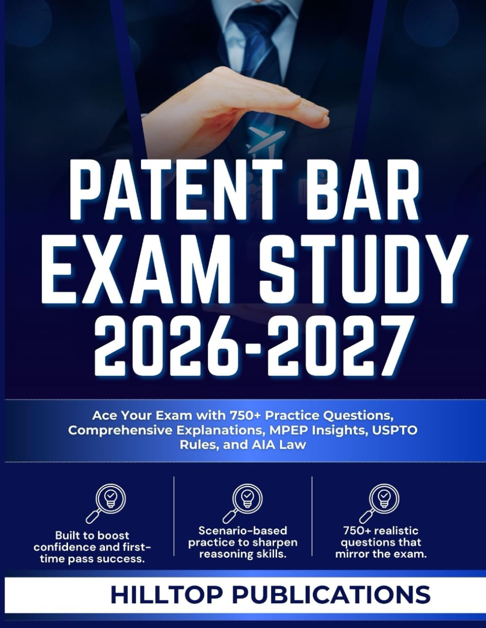 ler totalmente PATENT BAR EXAM STUDY GUIDE 2026-2027: Ace Your Exam with 750+ Practice Questions, Comprehensive Explanations, MPEP Insights, USPTO Rules, and AIA Law