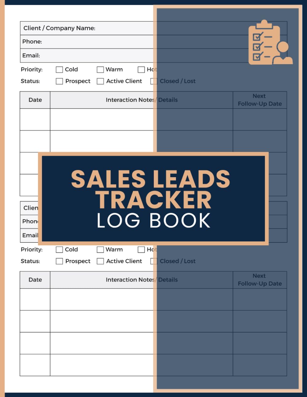 Sales Leads Tracker Log Book: Organize Prospect Details, Lead Status, Conversation Records and Follow-Up Dates for Salespeople and Small Business Owners baixar o livro de graça