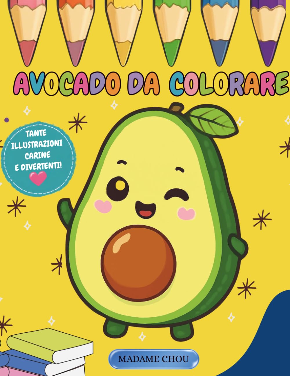 capítulo por capítulo baixar Avocado da colorare: Libro da Colorare Kawaii per Bambini dai 4 agli 8 Anni - Album con Simpatici Avocado, Disegni Facili con Contorni Spessi e Grandi (Italian Edition)