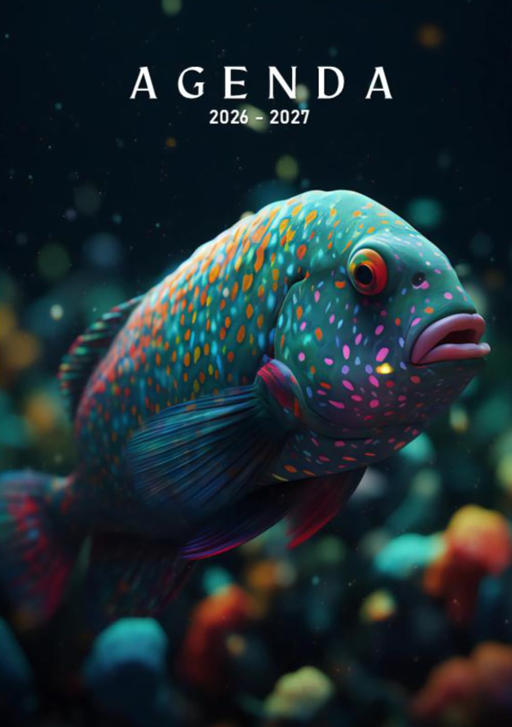 Agenda 2026 2027: Organisateur et Planificateur Journalier | 1 Jour Par Page avec Heure | Primaire, Collège,Lycée | Couverture Poisson (French Edition) baixar livro de graça