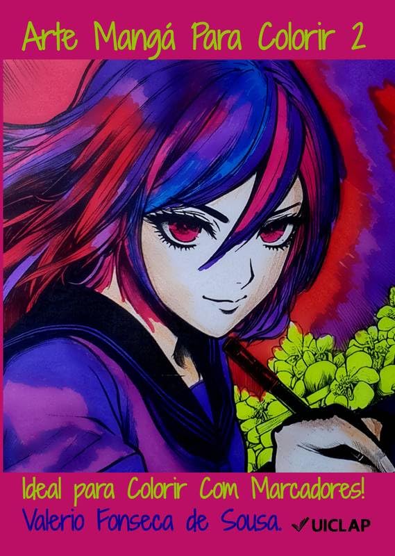 ARTE MANGÁ PARA COLORIR
