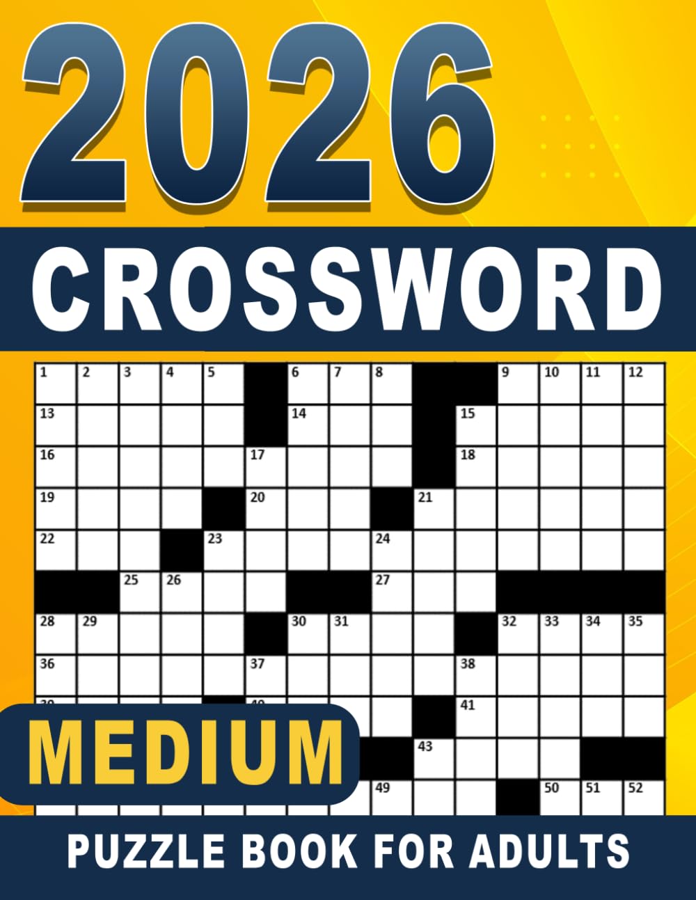 capítulo por capítulo baixar 2026 Medium Crossword Puzzle Book for Adults And Seniors: Moderate difficulty puzzles for attention training and brain support