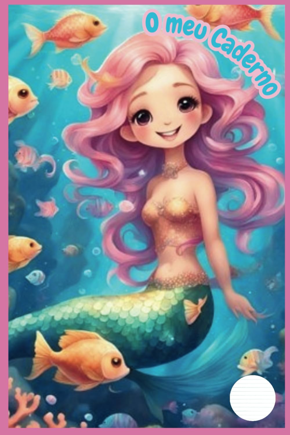 Caderno de Redação e Composição com tema divertido SEREIA: Livro de apontamentos: Estilo Kawaii para meninas. Edição em Português (Portuguese Edition) baixar livro de graça