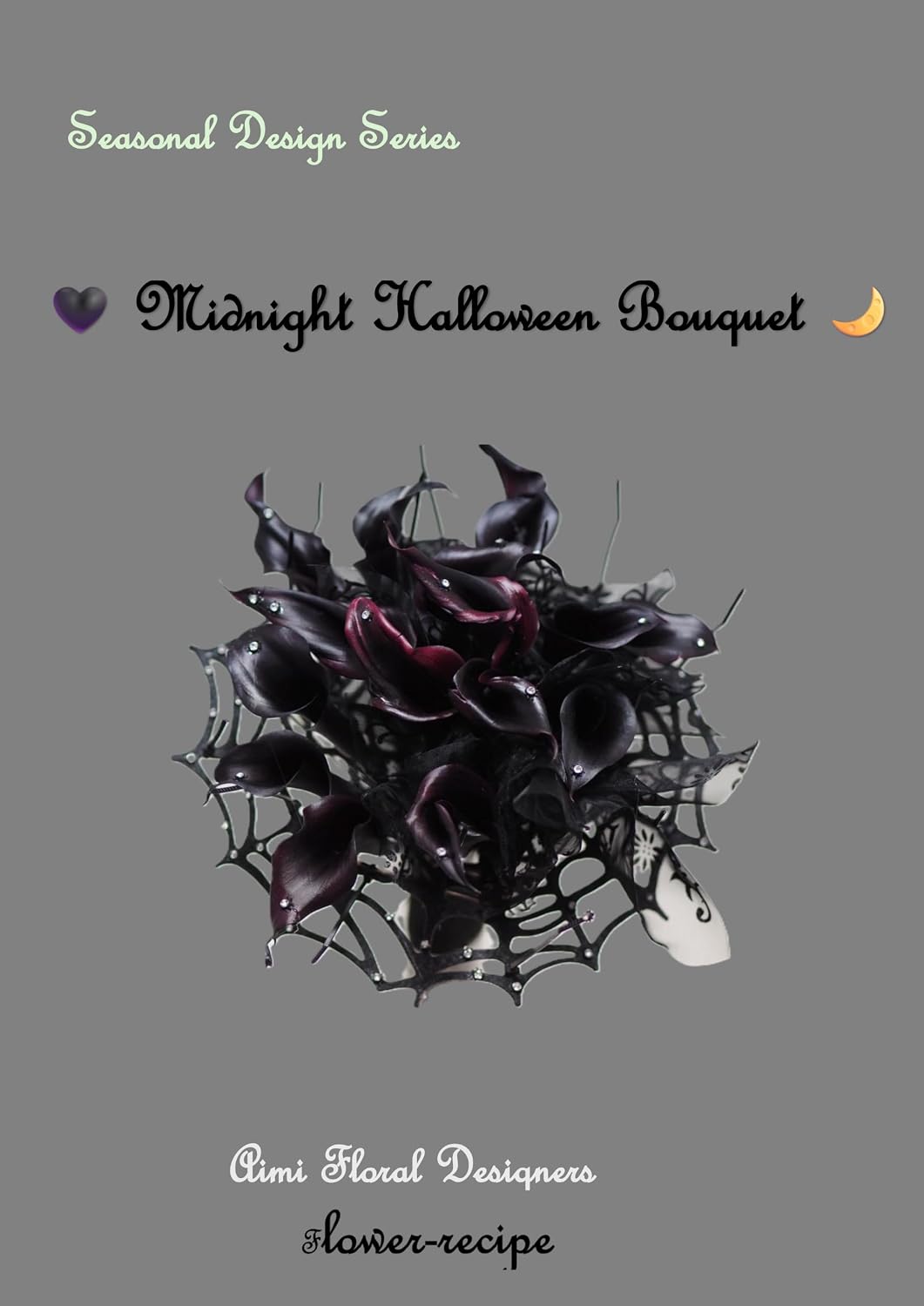 ler totalmente Midnight Halloween Bouquet: Fresh Take on Black Styling (Seasonal Flower Design Recipes Halloween　 Book 8) (English Edition)