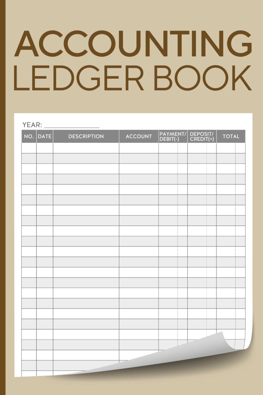ler totalmente Accounting Ledger Book: Expense Tracker Notebook for Small Business Bookkeeping & Home Personal Finance