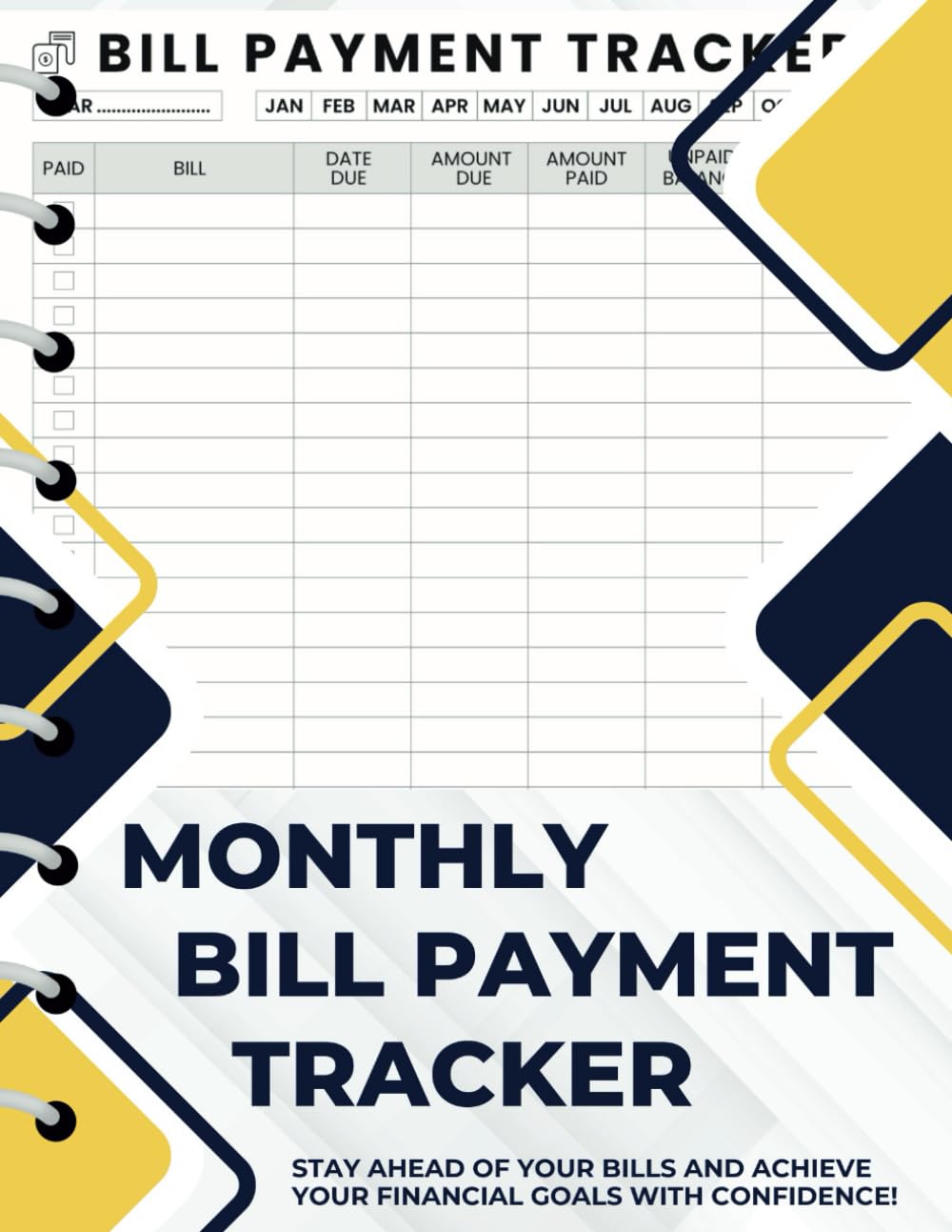 ler totalmente Monthly Bill Payment Tracker Bill Payment Log Book Monthly Bill Payment Checklist Bill Tracker Notebook