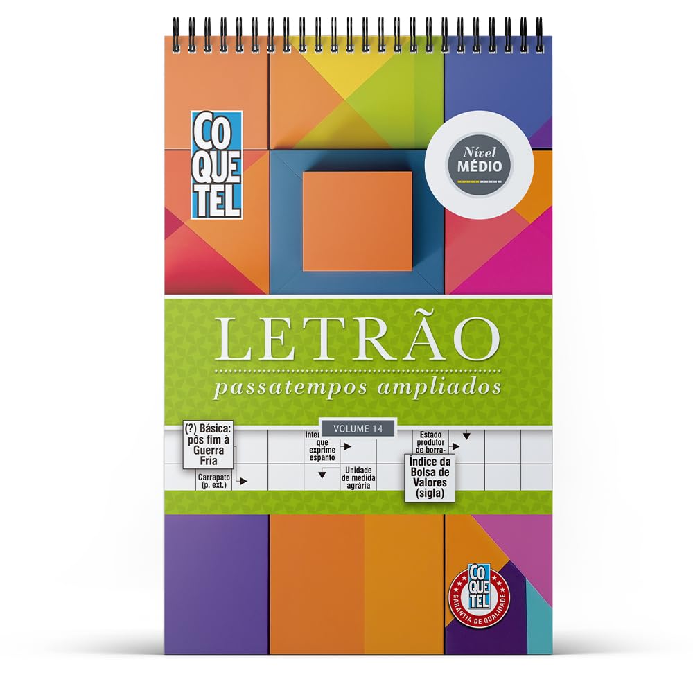 Livro Coquetel Espiral Letrão Vol. 14: Nível Médio: Mantenha seu cérebro ativo com o desafio definitivo em palavras! baixar o livro de graça