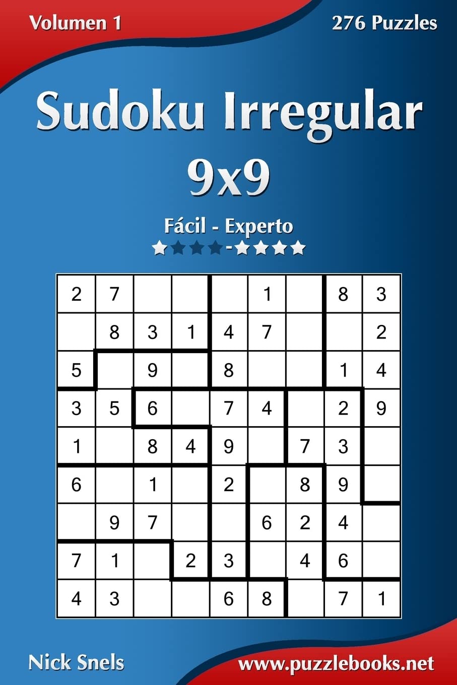 capítulo por capítulo baixar Sudoku Irregular 9x9 - De Fácil a Experto - Volumen 1 - 276 Puzzles