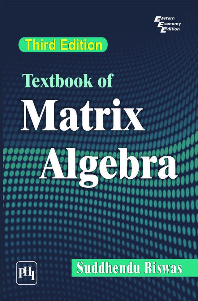 ler totalmente TEXTBOOK OF MATRIX ALGEBRA (English Edition)