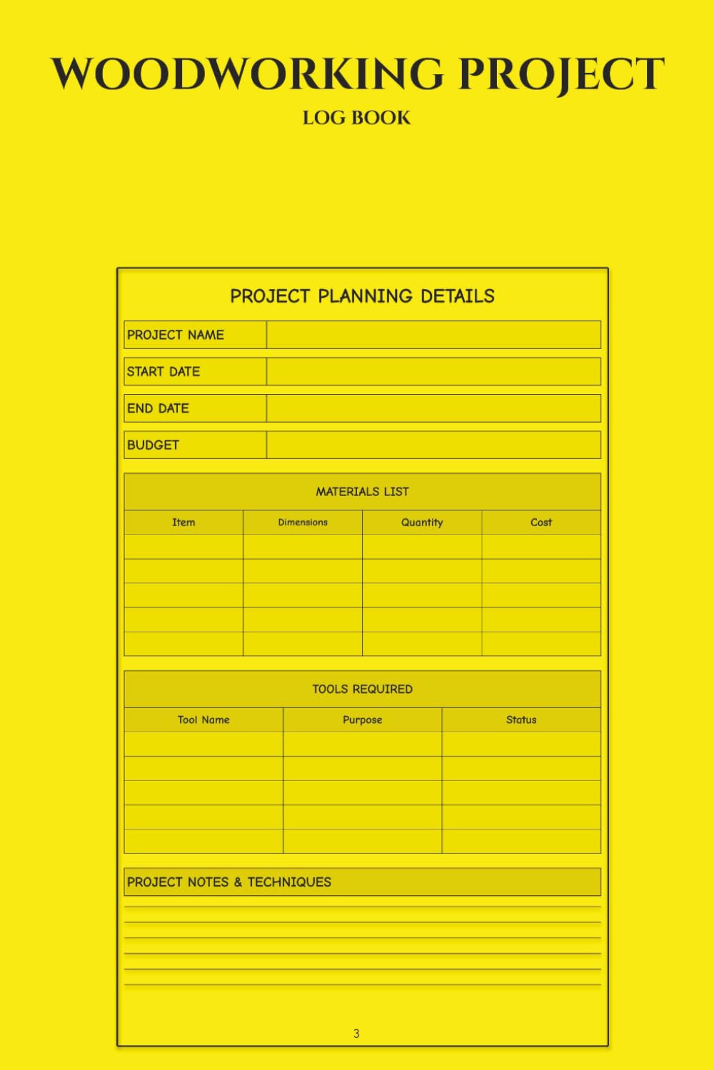 Woodworking Project Log Book: Plan, Track & Organize Every Project with Project Planner, Tracker & Record Pages for Woodworkers & Carpenters baixar livro de graça