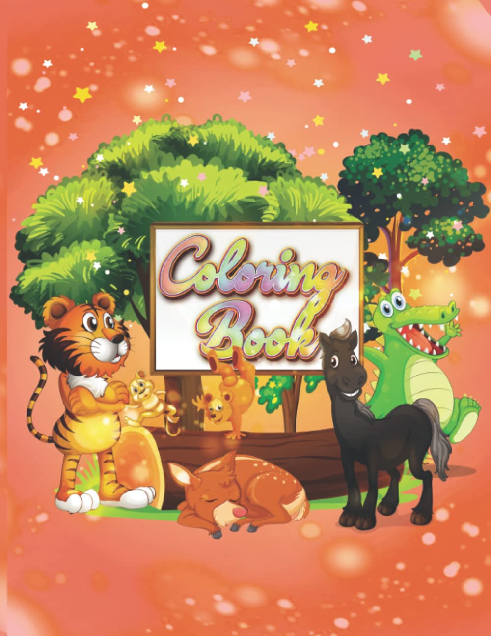 Animals Coloring Book For Kids 3-8 Yrs 2023: 50 Different Animals And Environments, To practice drawing and coloring For young boys&girls baixar livro de graça