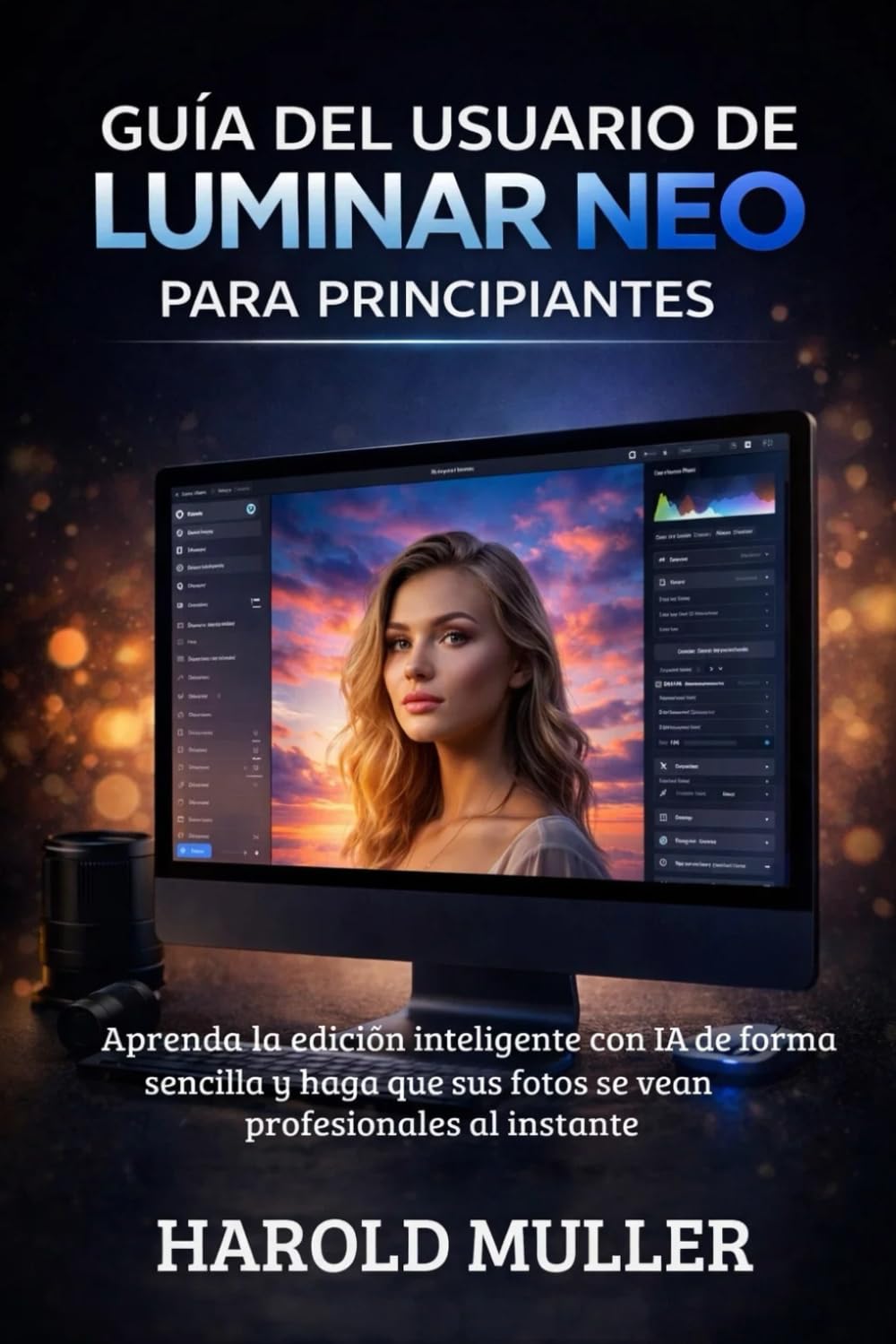 GUÍA DEL USUARIO DE LUMINAR NEO PARA PRINCIPIANTES: Aprenda la edición inteligente con IA de forma sencilla y haga que sus fotos se vean profesionales al instante (Spanish Edition) baixar o livro de graça