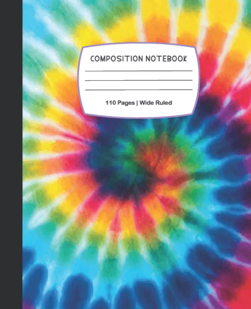 ler totalmente Composition Notebook: Colorful Tie Dye Composition Notebook for Adults, Women and Girls | Wide Ruled Lined Notebook for School, College, Office and Work