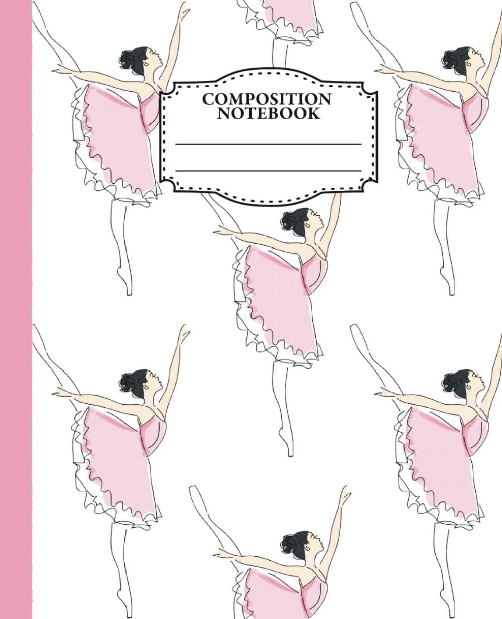 Ballet Composition Notebook: 110-Page Wide-Ruled Aesthetic Pink Ballerina-Themed Journal for Teens, Girls, Students, Teachers, and Office Workers baixar o livro de graça