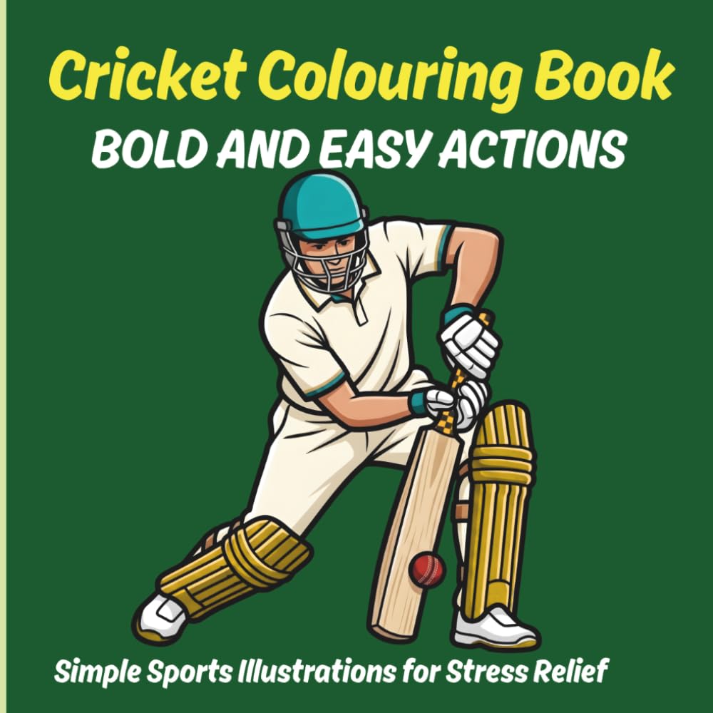 capítulo por capítulo baixar Cricket Colouring Book: Bold and Easy Actions