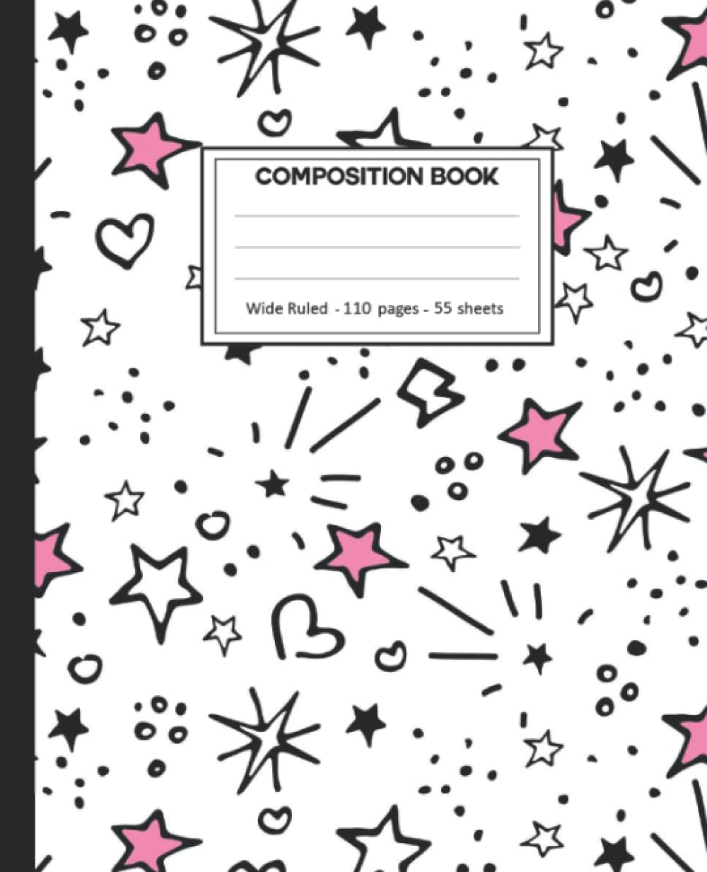 Composition Notebook: Stars Wide Ruled Blank Lined Composition Book Journal (7.5 x 9.25 in) Cute Notebooks for Girls Teens Kids School Planner Diary Writing Notes. baixar livro de graça