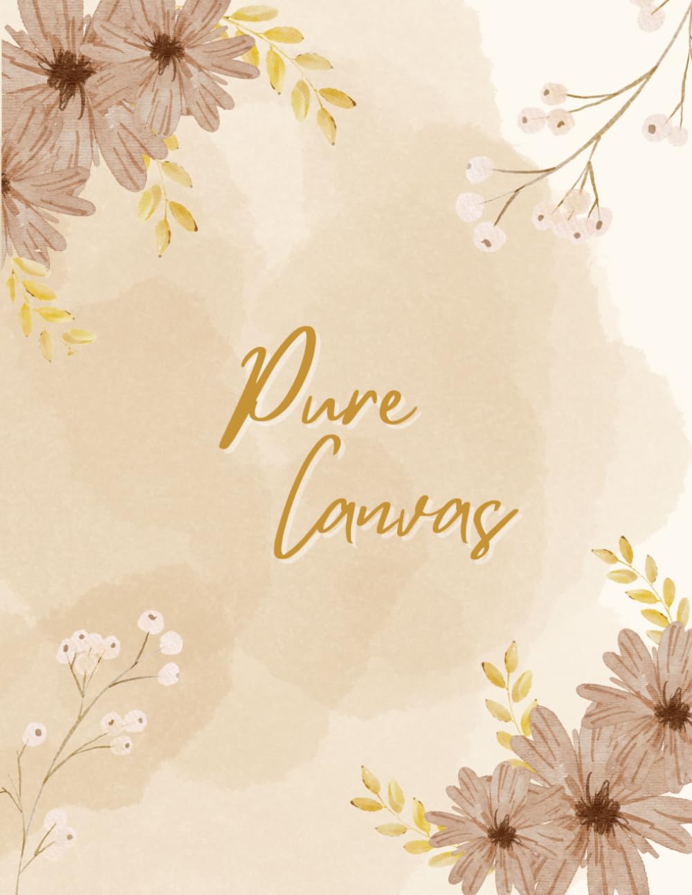 Pure Canvas: Aesthetic Sketch Book for Women: 100 Blank Pages for Drawing, Doodling, and Creative Art Practice baixar livro de graça