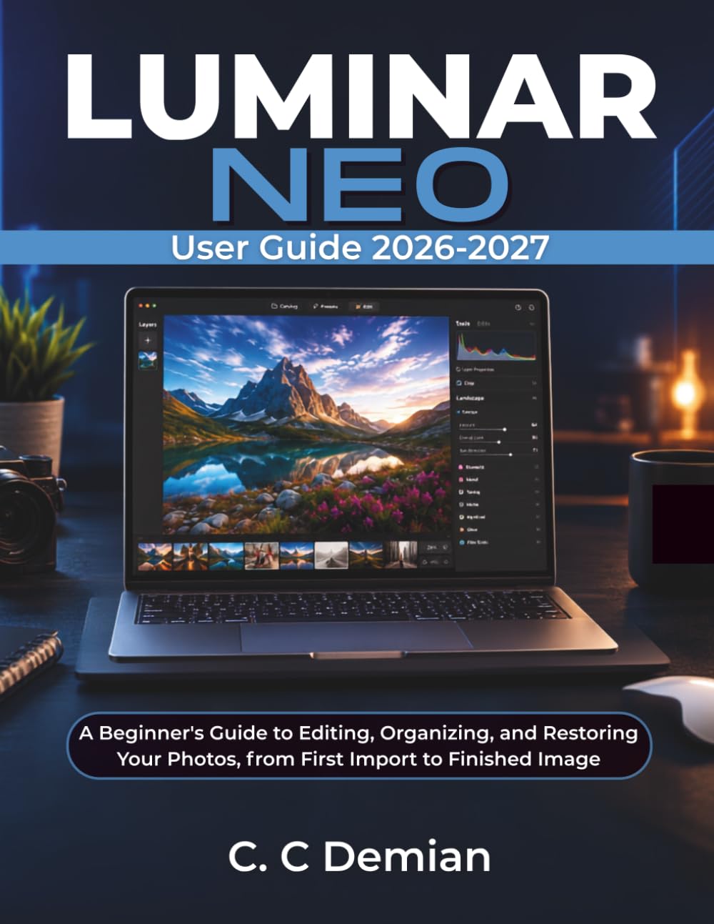 LUMINAR NEO User Guide 2026-2027: A Beginner's Guide to Editing, Organizing, and Restoring Your Photos, from First Import to Finished Image baixar o livro de graça
