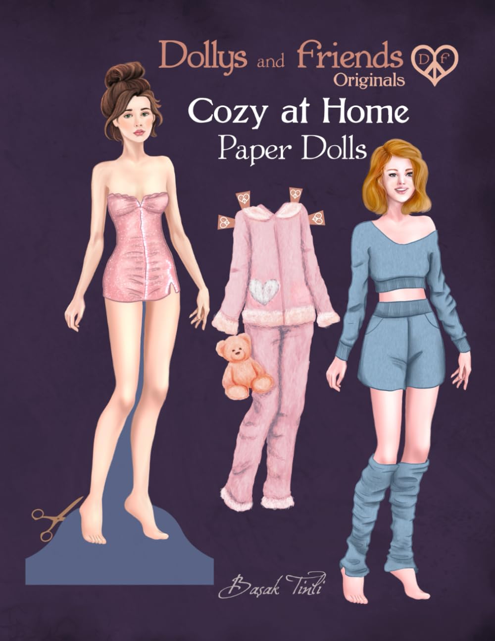 Dollys and Friends Originals, Cozy at Home Paper Dolls: Fashion Dress Up Collection of Loungewear, Nightgowns and Pajamas baixar livro de graça